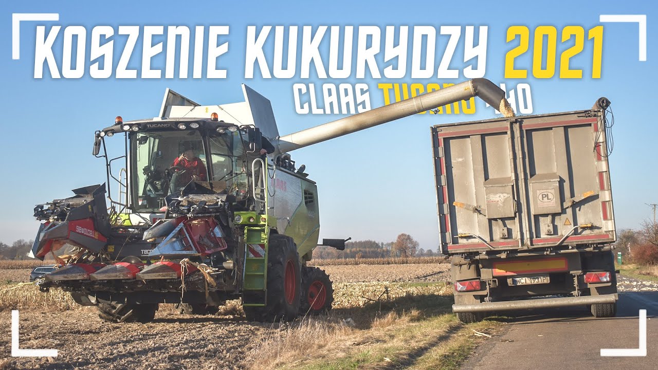 ☆KUKURYDZA NA ZIARNO 2021☆CLAAS TUCANO 440☆Usługi Rolnicze Jacek Napiórkowski☆Agro Adi