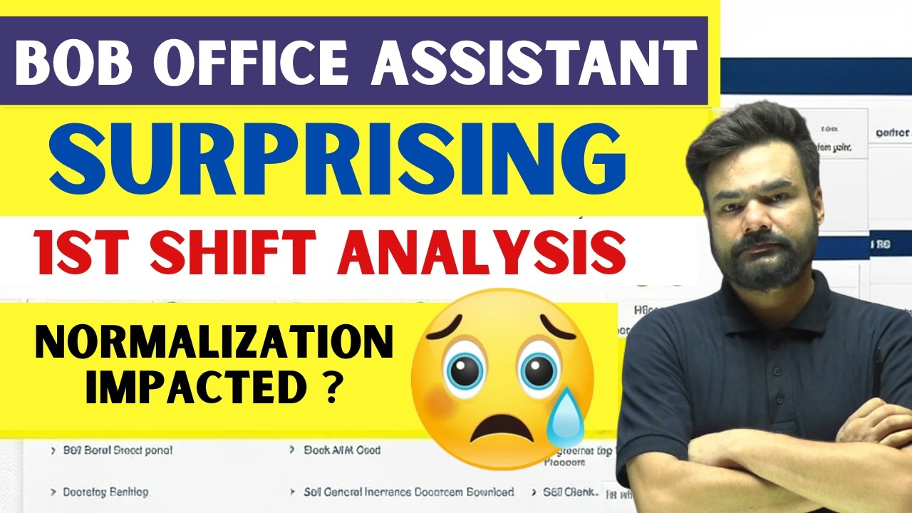 BOB Office Assistant 22 Feb Shift 1 😱 Full Paper Review | Exam Level & Questions