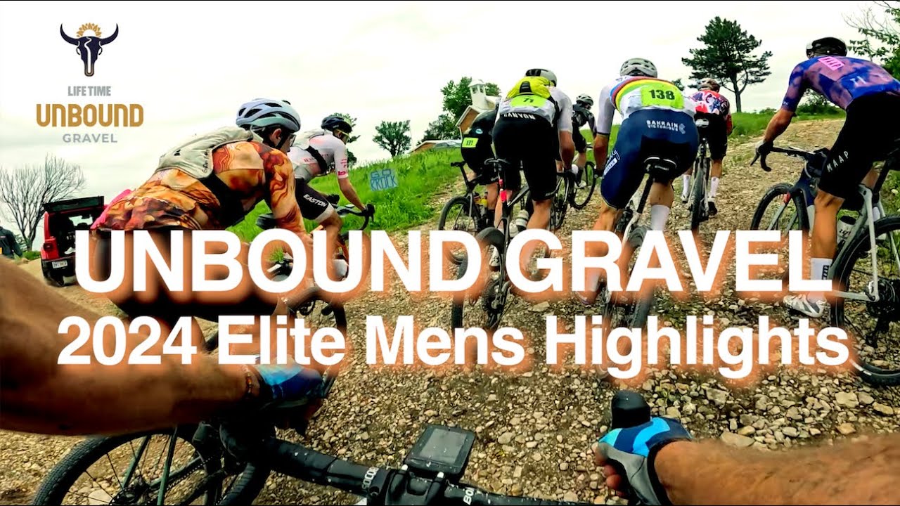 Unbound Gravel 2024  - Elite Mens Raw Highlights