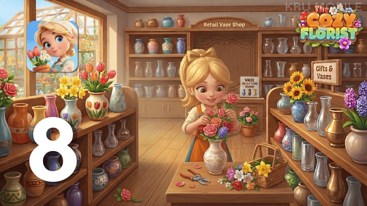 The Cozy Florist - Gameplay Walkthrough Part 8 - Mission 101 ~ 111 (Android, IOS)