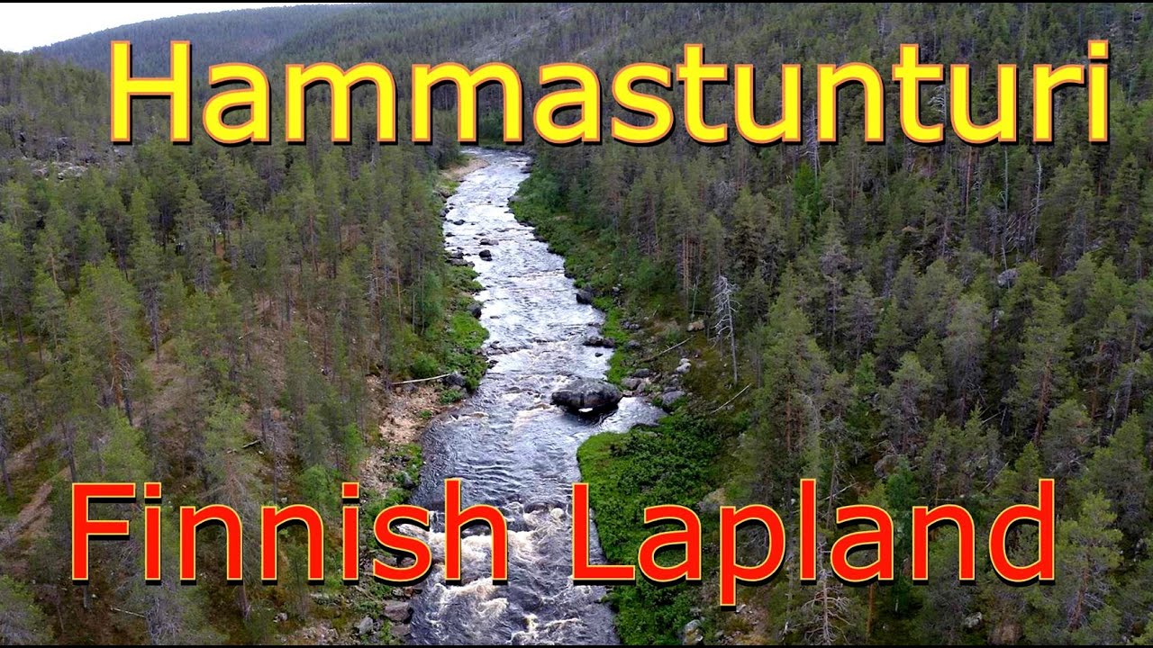 Hammastunturin erämaa. Sotajoki ilmasta kuvattuna ja Ivalojoki
