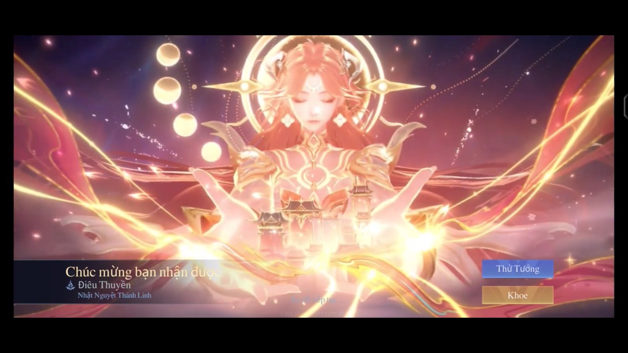 Liên quân mobile:Cận cảnh săn trang phục#điêuthuyền #Nhật Nguyệt Thánh Linh#youtube