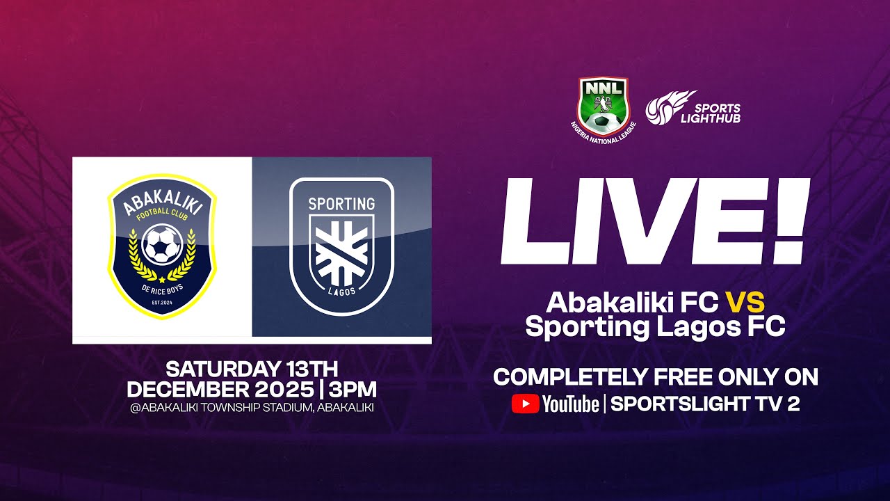 NNL26 WEEK 6 | ABAKALIKI FC VS SPORTING LAGOS FC