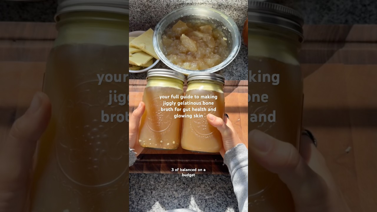 The best recipe for jiggly gelatinous bone broth