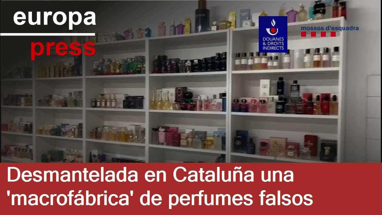 Desmantelada en Cataluña una 'macrofábrica' de perfumes falsos