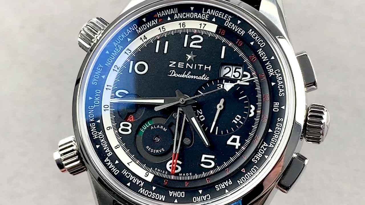 Zenith El Primero Pilot Doublematic 03.2400.4046/21.C721 Zenith Watch Review