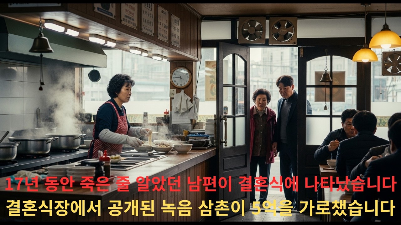 17년 동안 죽은 줄 알았던 남편이 결혼식에 나타났습니다