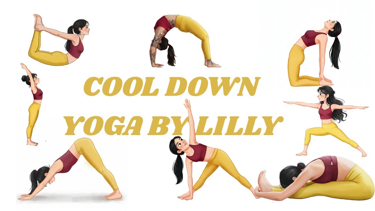 5 Min Cool Down Yoga for Kids | Stretch & Relax | Yoga by Lilly
