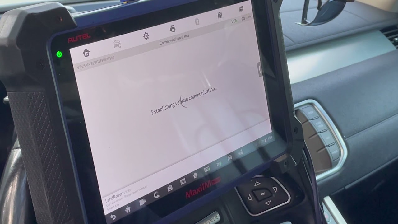 Autel IM608 Range Rover Evoque 2014 Программирование