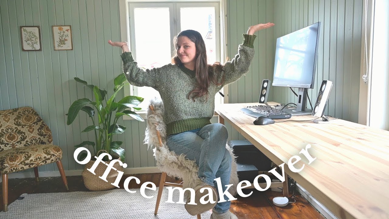 Office Makeover on a budget - Making a Boho/Scandi home office in our rental cottage - story 20