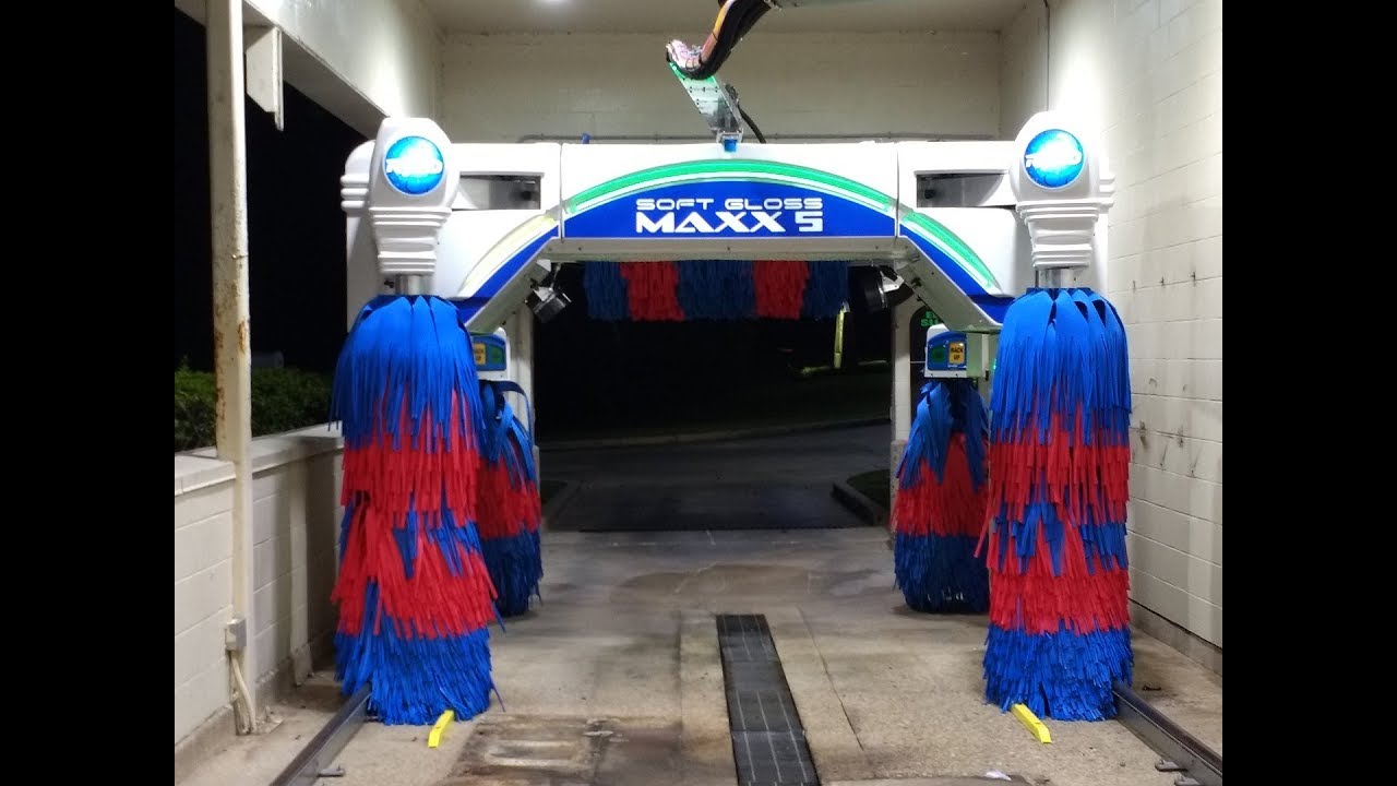 BRAND NEW Ryko Soft Gloss MAXX 5 Car Wash at Exxon Timewise #801 in The Woodlands, Texas
