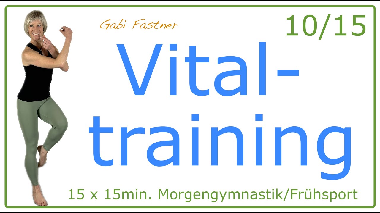 10/15 🍋 15 min. Vitaltraining | Brain- & Balance-Fitness ohne Geräte, im Stehen