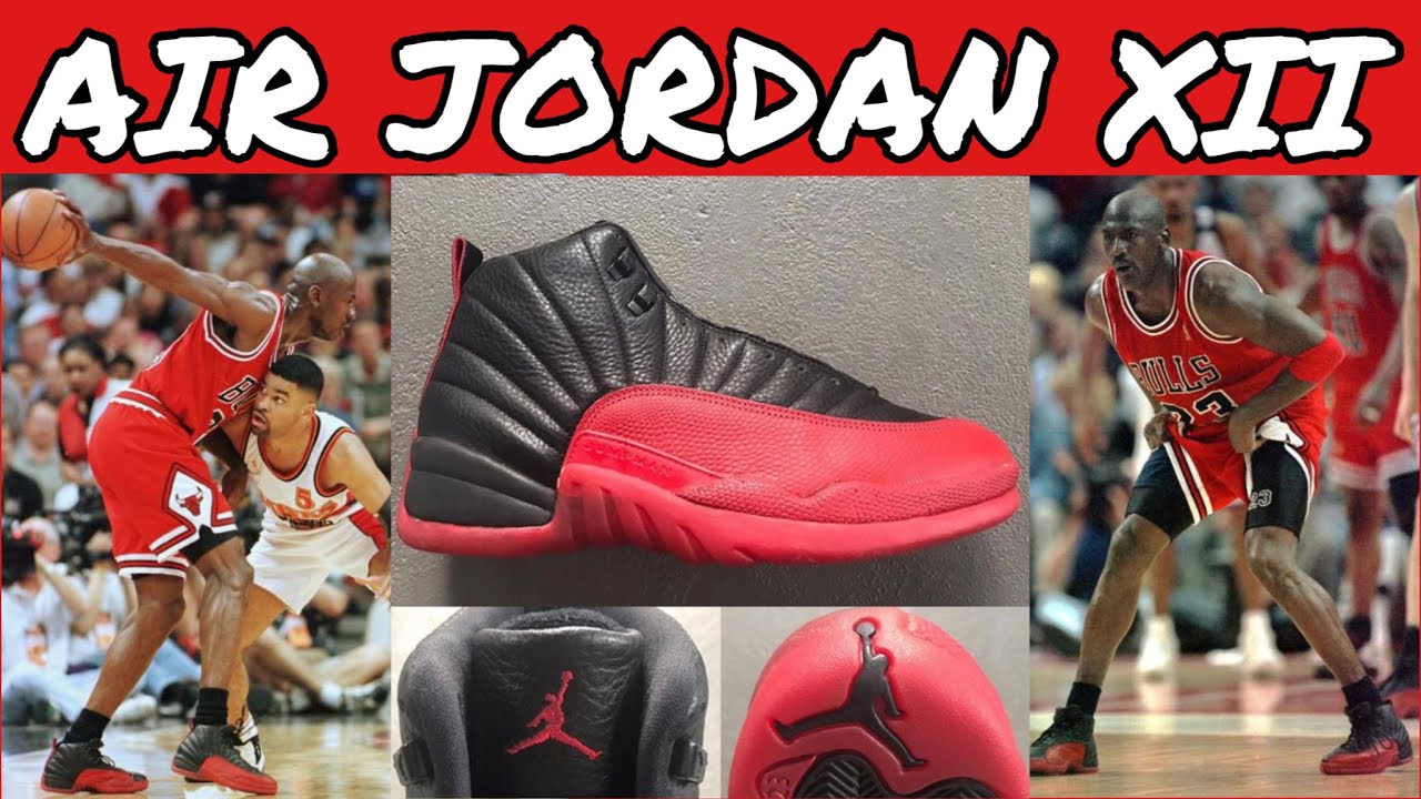 Michael Jordan Wearing The Air Jordan 12 | Black Red (Full Highlights)