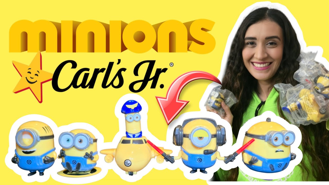 NUEVA COLECCIÓN MINIONS! EN CARL'S JR MÉXICO 