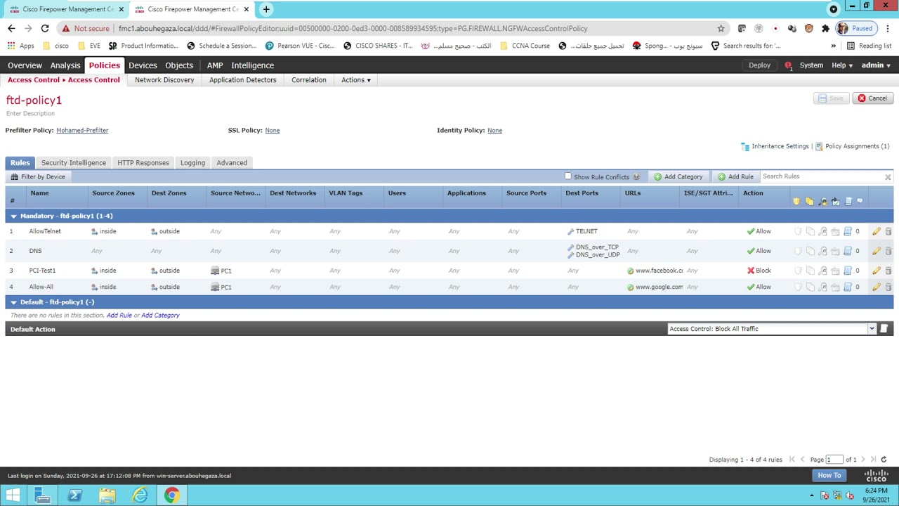 FTD URL Filtering