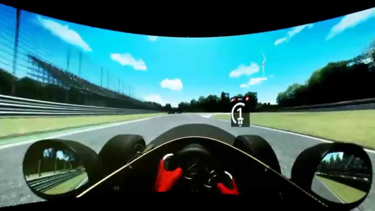 Pixelwix 180 and 220 degree enclosed simulation and game screens.
