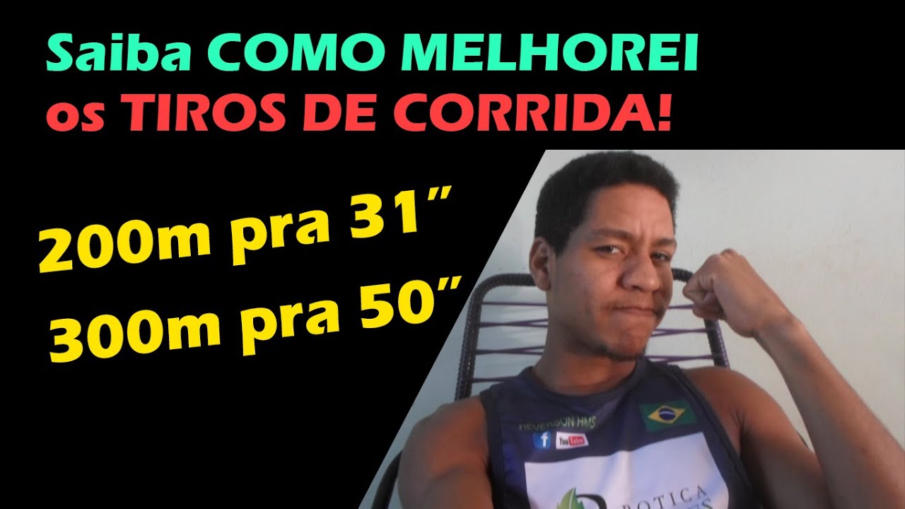 ⚫ Saiba COMO MELHOREI MEUS TIROS DE CORRIDA!!! 200m pra 31