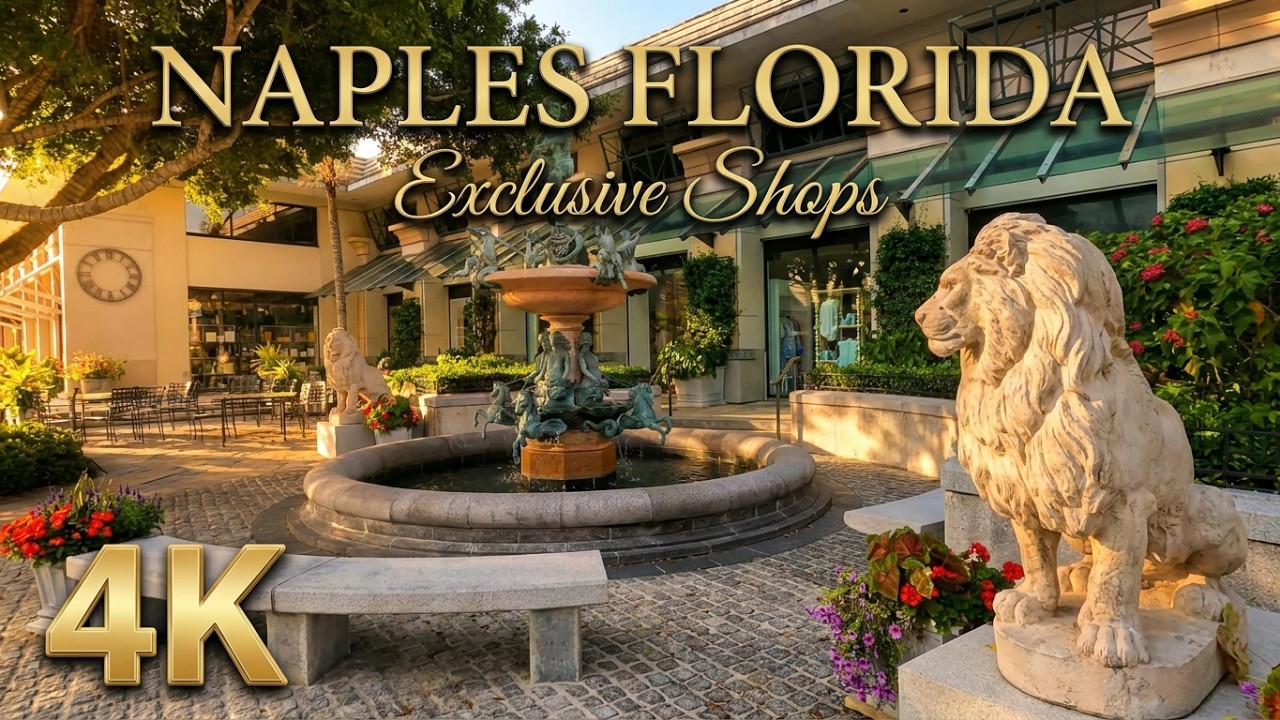 Naples' Most Exclusive Shops at Sunrise [4K]