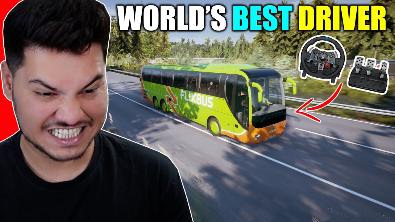 Yes...I Am World's Best Bus Driver - LIGITECH G29 - Fernbus Coach Simulator