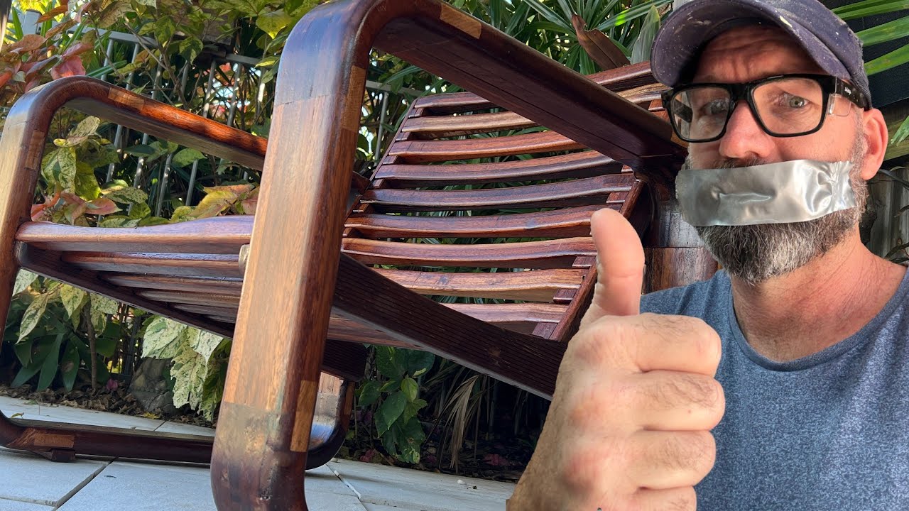 You can build a deck chair without speaking