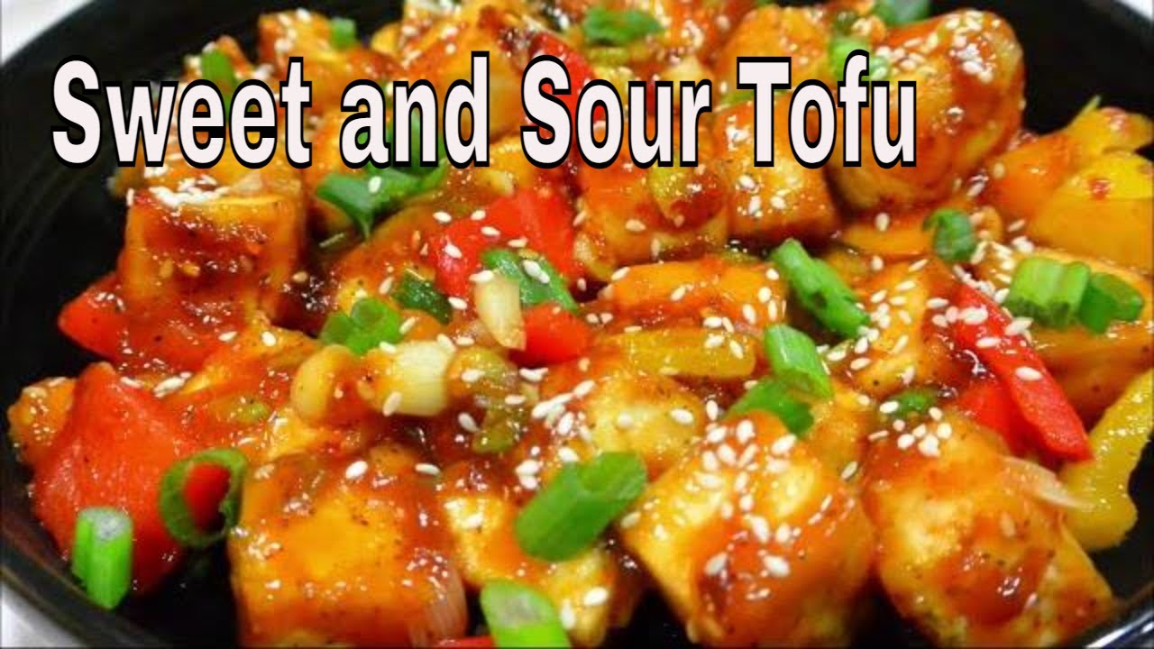 Sweet and sour tofu | Vegan Tofu recipe | Chili tofu recipe