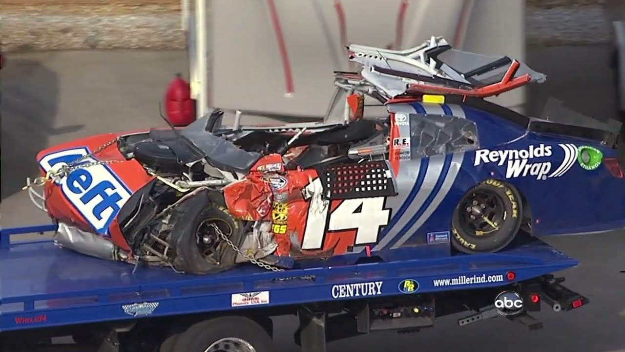 2012 Eric McClure hard crash @ Talladega (extended version)