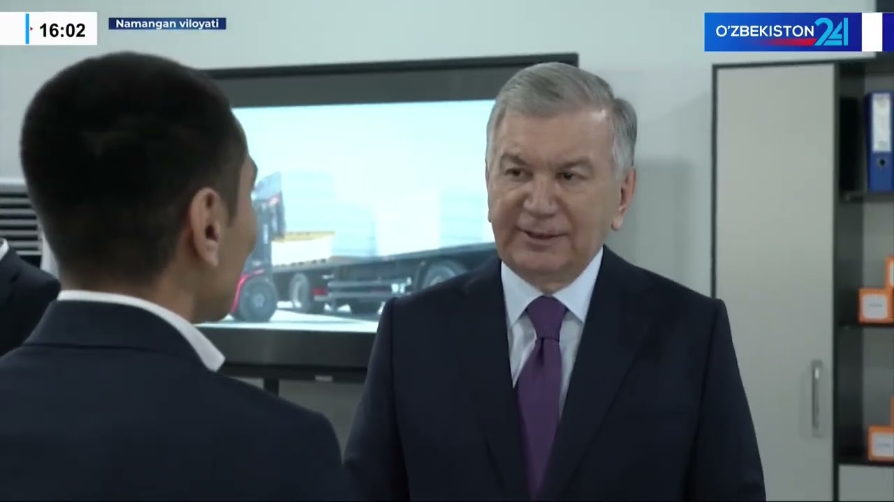 Prezident Shavkat Mirziyoyev Namangan viloyatiga tashrif buyurdi I Axborot 24 (16.09.2025)