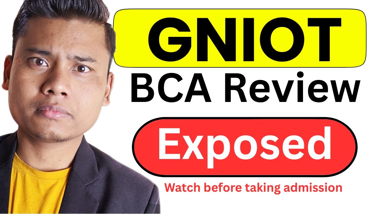 GNIOT BCA Honest Review 🤬 Worth it in 2026? Placements, Fees & Admission Process!