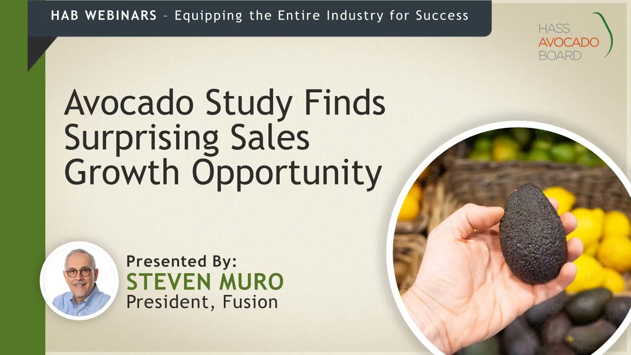 Avocado Study Finds Surprising Sales Growth Opportunity
