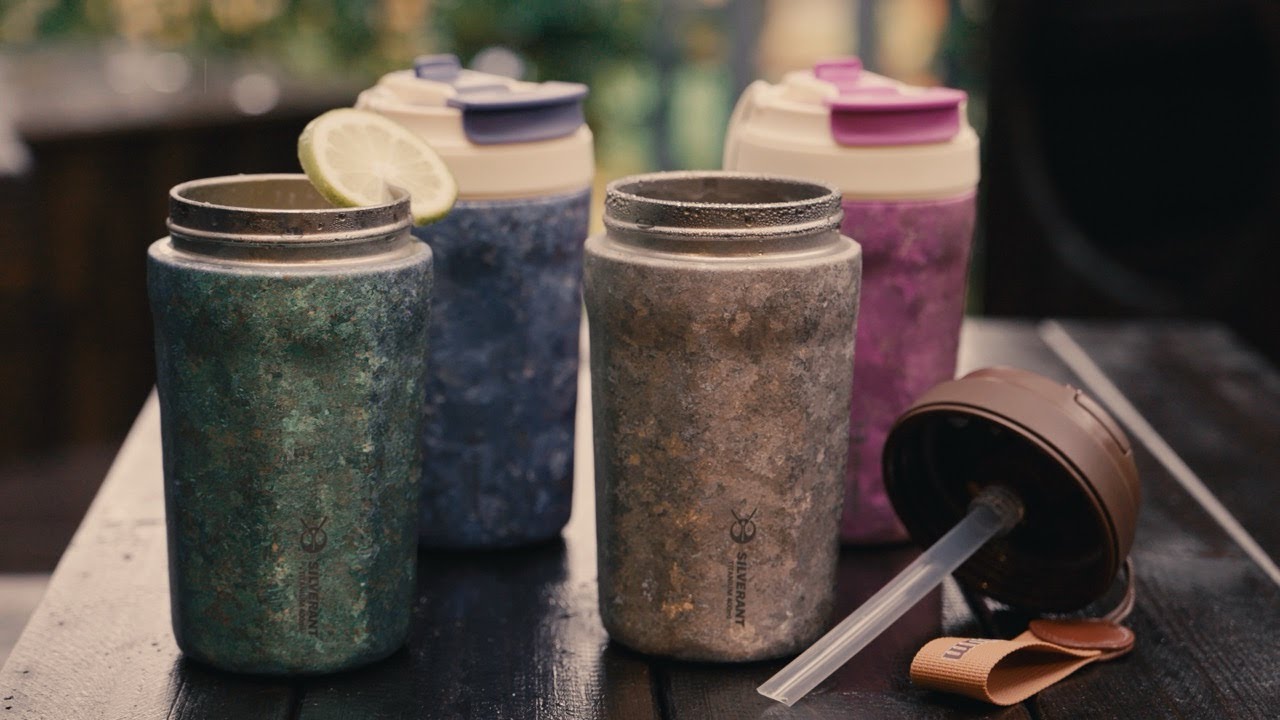 Crystallized Titanium Insulated Travel Coffee Mug | SilverAnt Outdoors