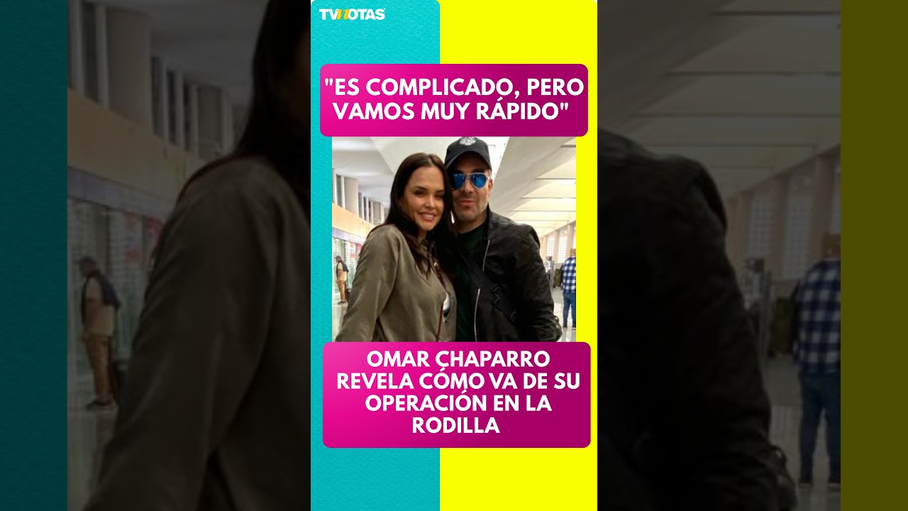 Omar Chaparro revela detalles de su recuperación tras cirugía en la rodilla