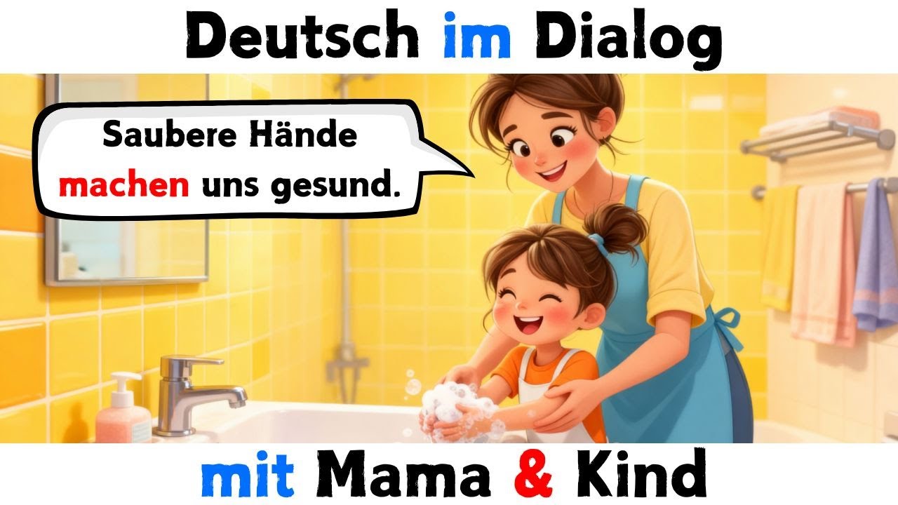 5 Einfache Alltagsgespr&auml;che zwischen Mutter und Tochter | Deutsch Lernen mit Dialogen (A2 Anf&auml;nger)