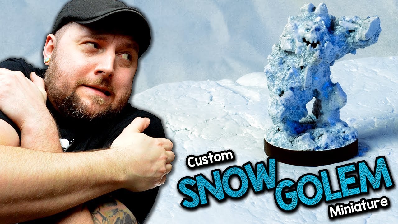 ❄️Build a Custom Snow Golem Miniature for D&D