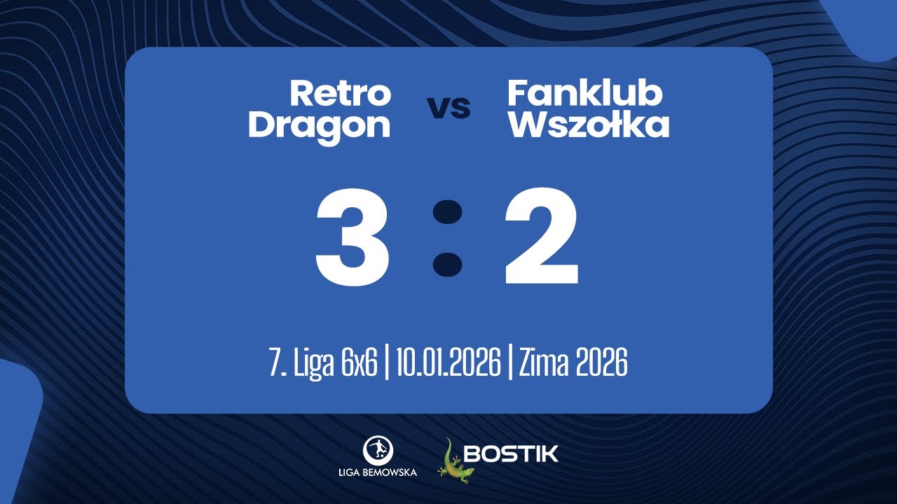 Retro Dragon 3:2 Fanklub Wszołka | Kolejka 1 | Liga Bemowska