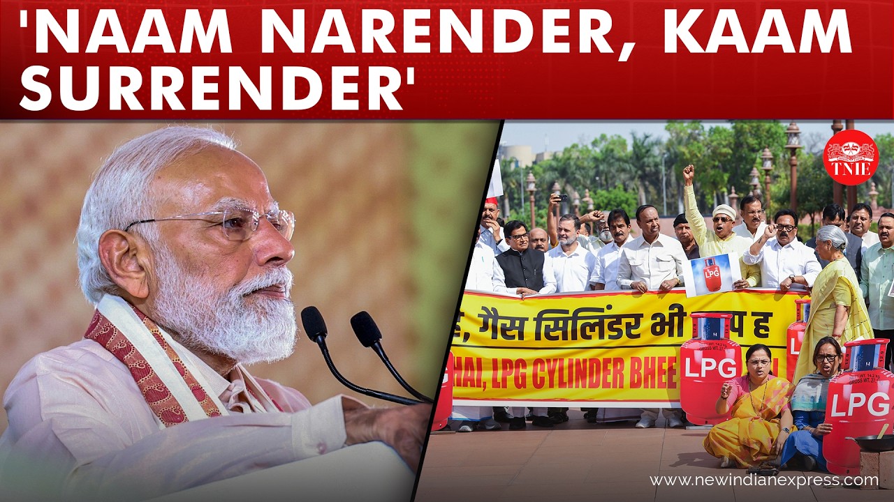 Opposition protests against LPG crisis across India, demanding answers from PM Modi