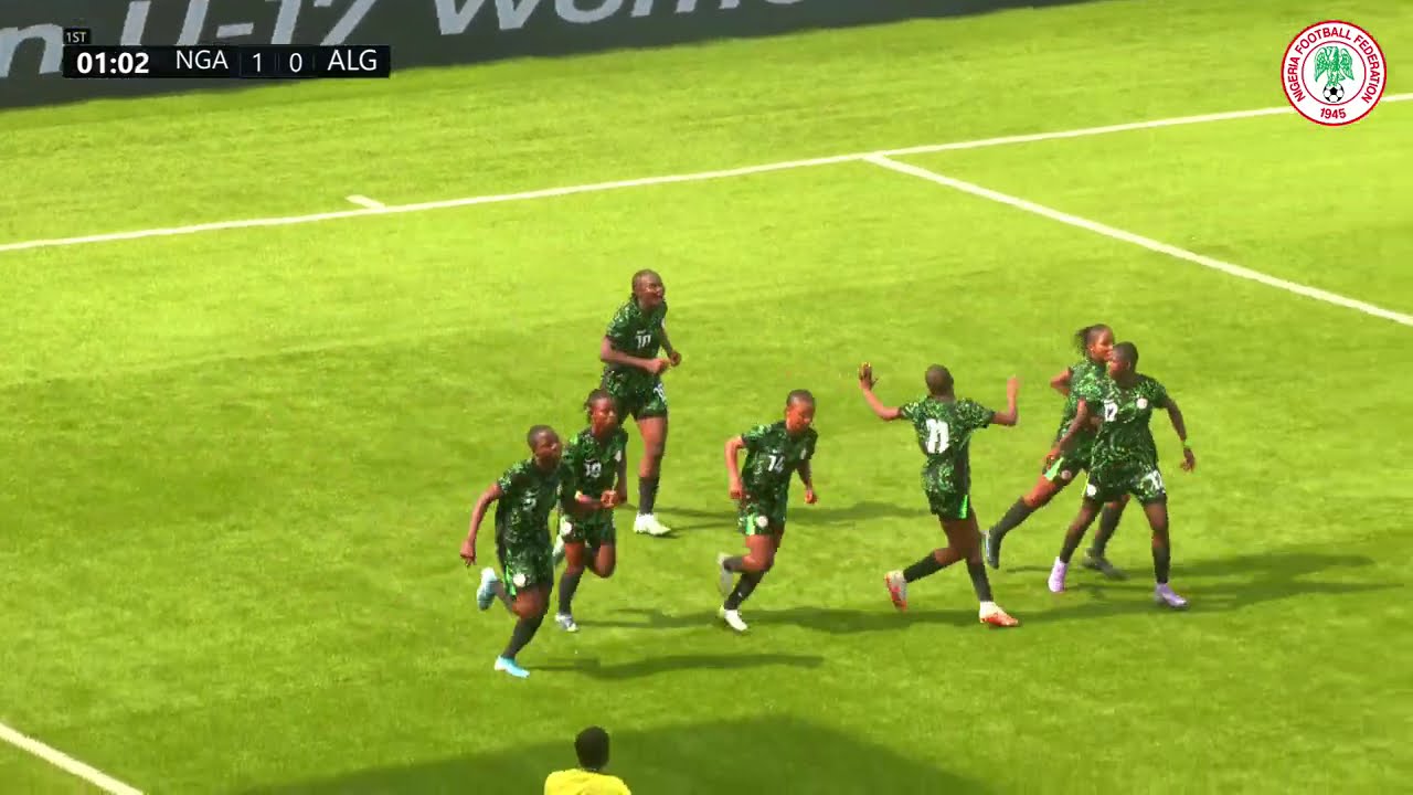 NIGERIA U17 (4) VS (0) ALGERIA U17 - FULL MATCH - 2025 FIFA U17 Women World Cup Qualifiers (1st Leg)
