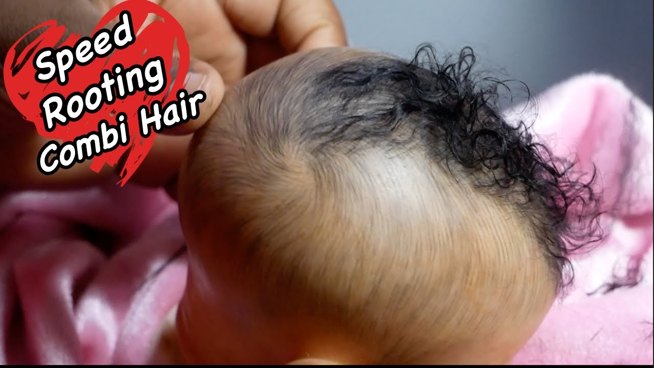 Reborn Baby Doll Speed Combi Hair Rooting I All4Reborns Vlogmas Day 10