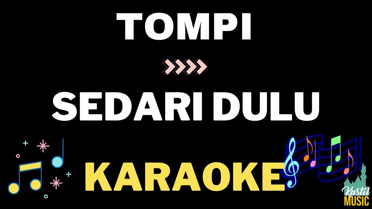 Tompi - Sedari dulu - Karaoke no vocal
