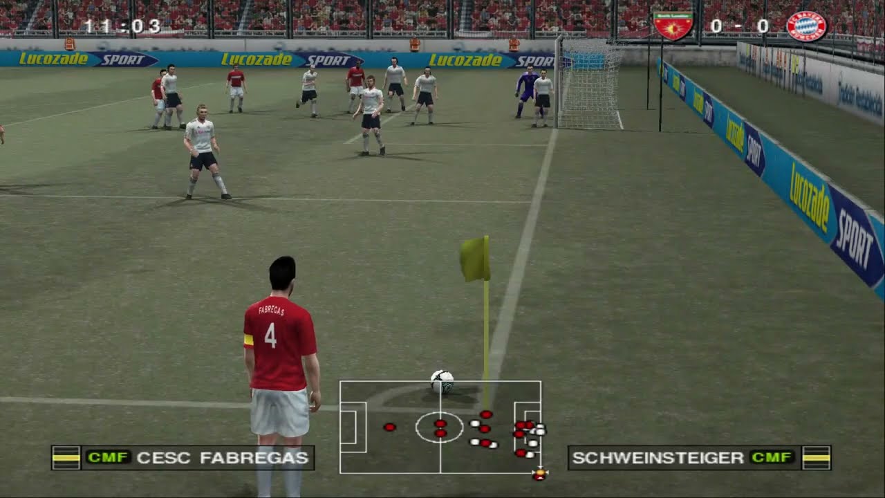 PES 2011 [PS2] | North London - Bayern München (2-1) Match [English Speaker]