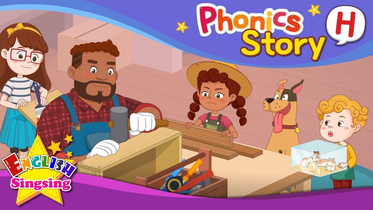 Phonics Story H - English Story - Educational video for Kids