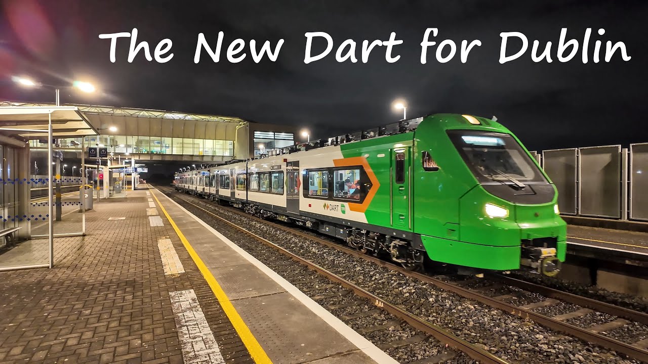 New Dart for Dublin, conducts mainline trials for the first time, First electric train to Hazelhatch