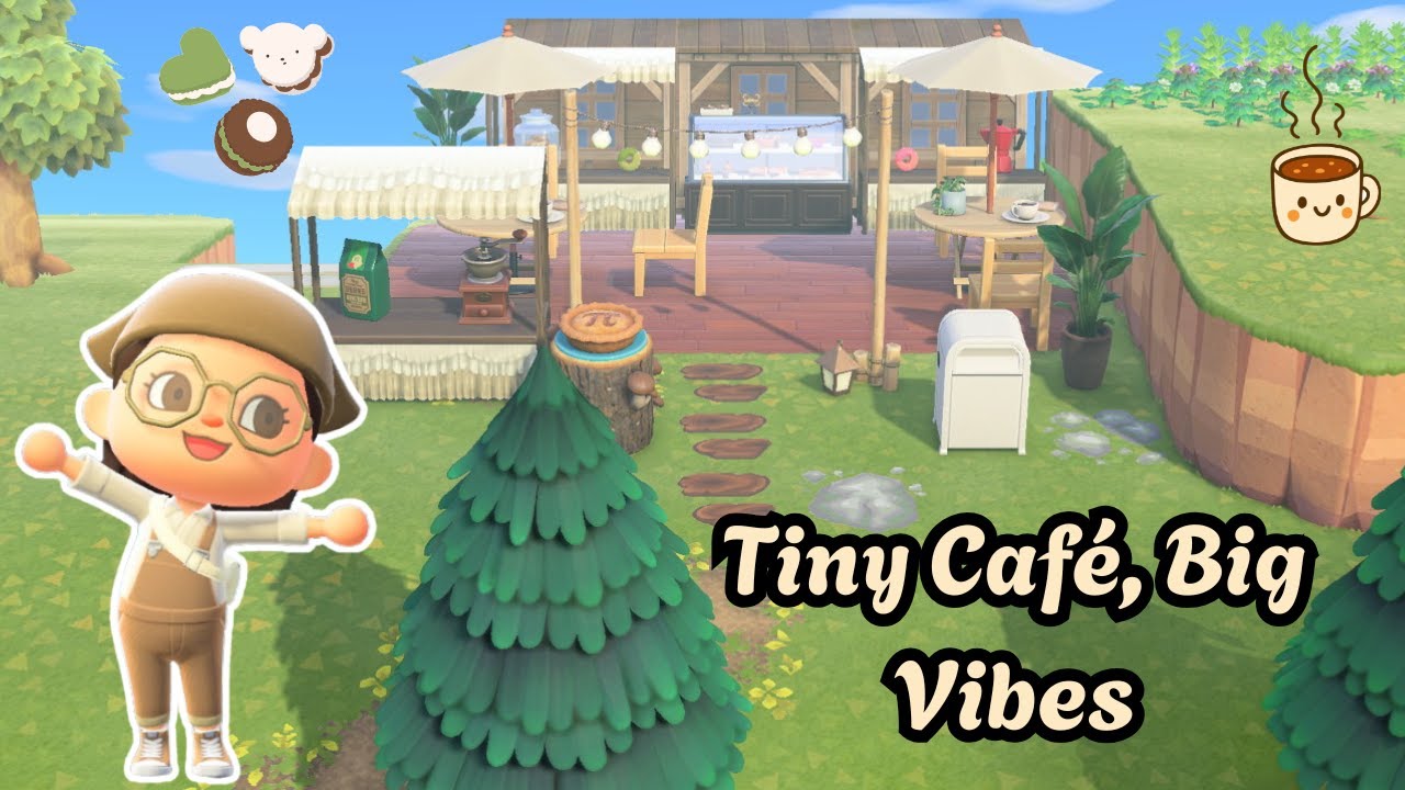 I Built a Tiny Café ☕ | ACNH Speed Build