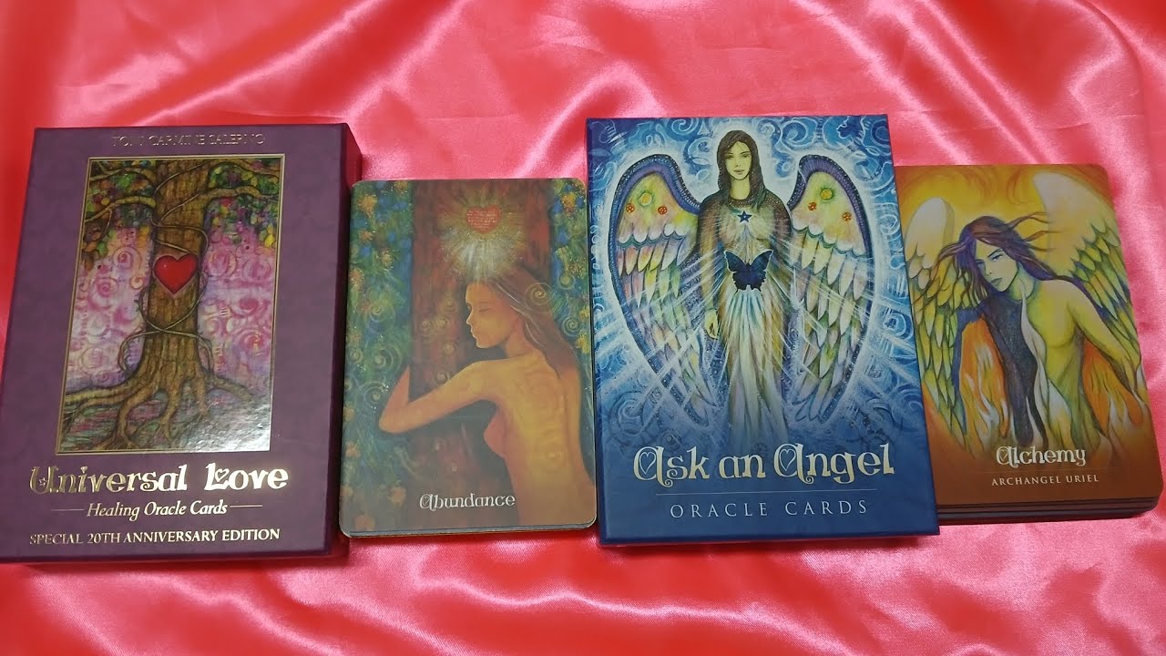 #deckcomparison Universal Love : Gealing Oracle Cards VS Ask an Angel : Oracle Cards