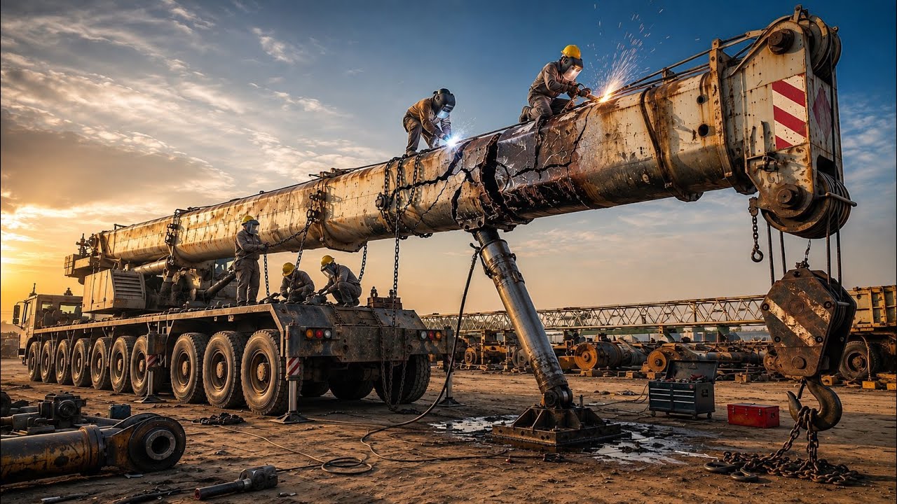 We Took Apart a 50-Ton Crane.Then Rebuilt It! | Heavy Repairs | 5-Part Series