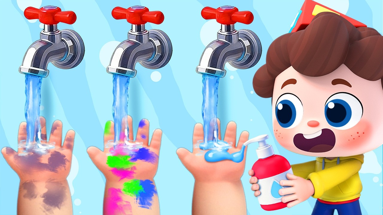 جوني جوني يس بابا | أغنية غسل يد | اغاني اطفال | بيبي باص | BabyBus Arabic