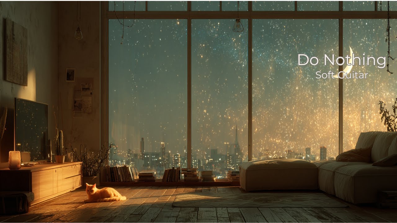 Soft Guitar Music for Doing Nothing | Peaceful Night
