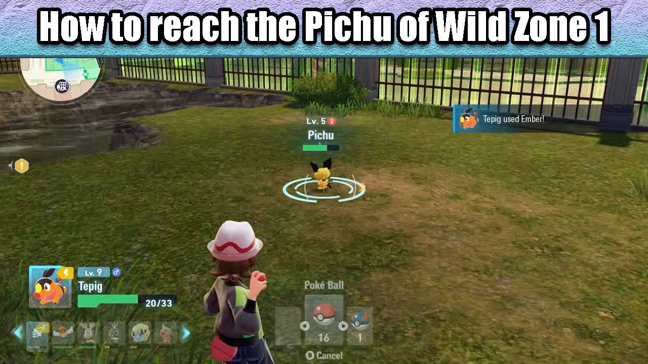 How to Reach the Pichu of Wild Zone 1 | Pokemon Legends ZA (Z-A)