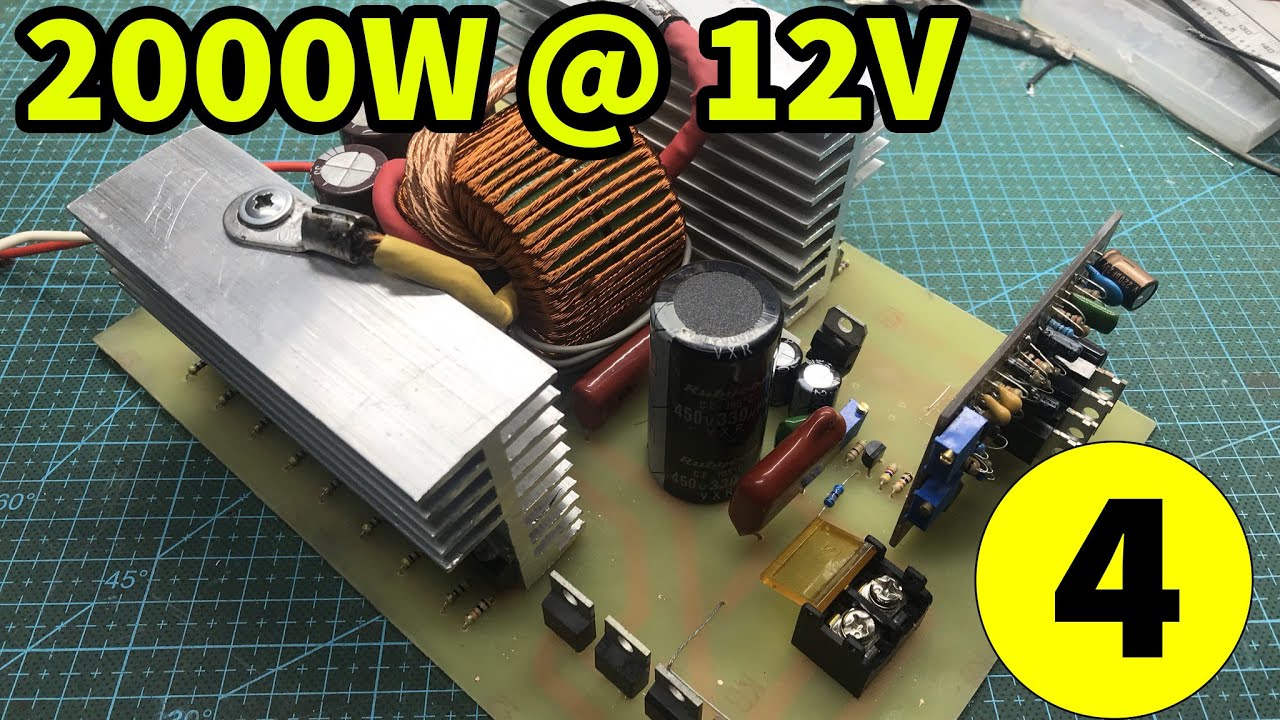 4KW 350V to 220V sine inverter H-bridge