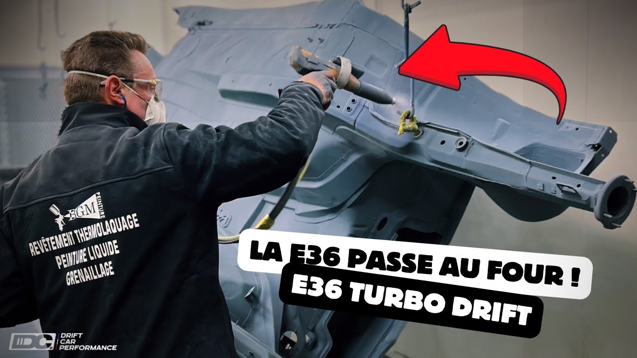 On PEINT la E36 TURBO à l'EPOXY  ! PRO DRIFT CAR