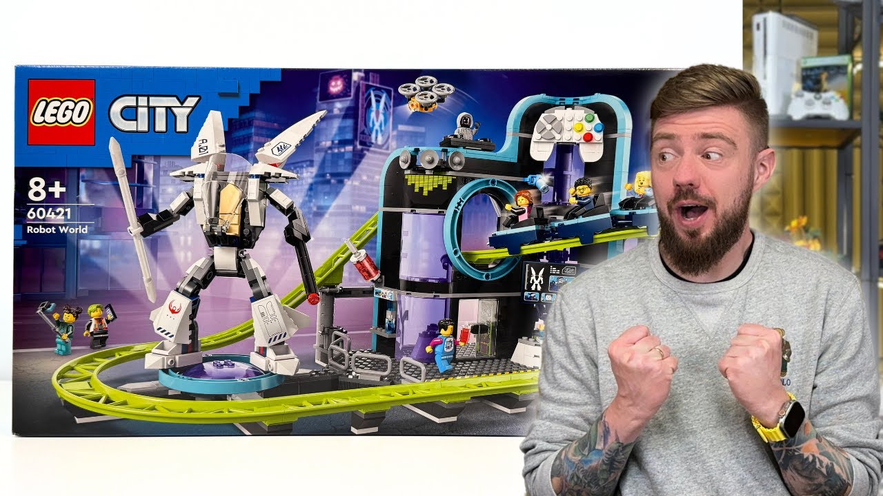 PARK ŚWIAT ROBOTÓW Z ROLLERCOASTEREM 🤖 LEGO CITY 60421 RECENZJA